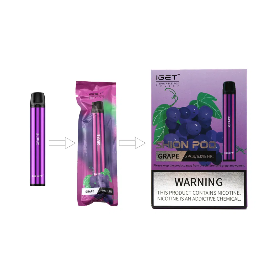 Wholesale Iget Shion Disposable Vape Pen Pod Starter Kit