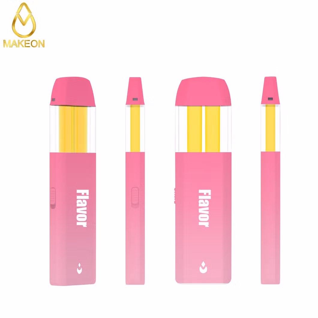 Makeon Custom Dual-Flavor Two Chamber Live Resin Thick Oil Tank Cartridge Pod Bar Updated Choices Labs Device Disposable E-Cigarette Vape Pen