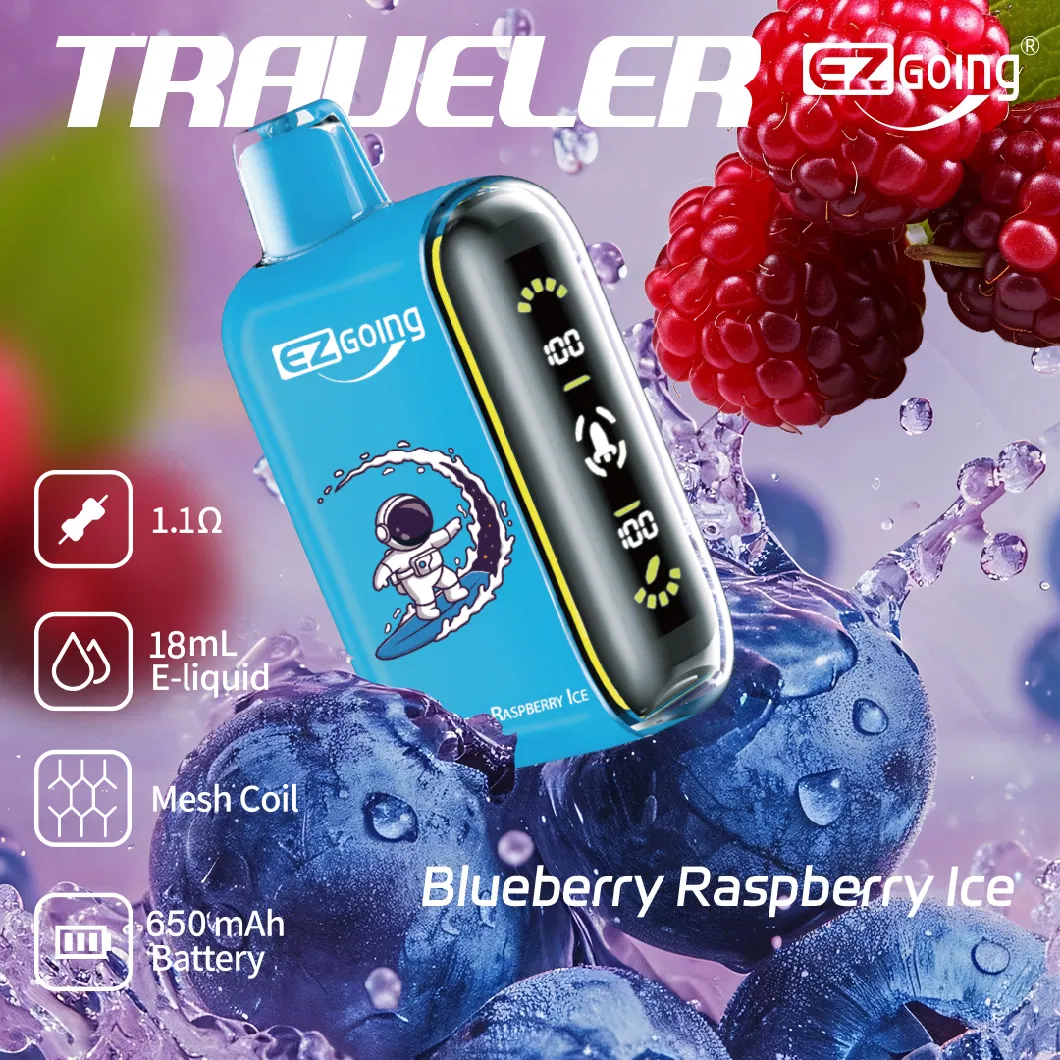 Ezgoing Factory LED Screen 15000puff 20000puff 25000puff Wholesale Disposable Vape Big Puff