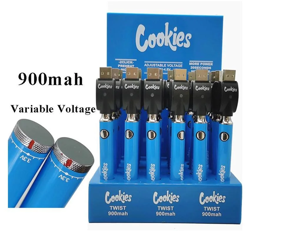 510 Thread Variable Voltage Vape Pen Cookies Battery