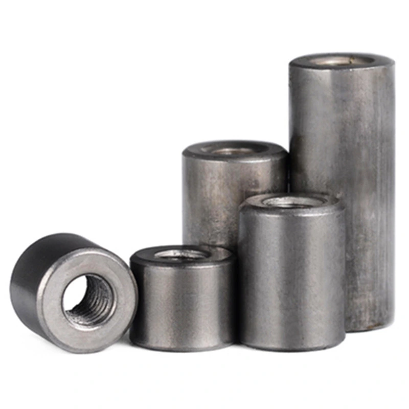 M4 M5 M6 M7 M8 Steel All Thread Right and Left Hand Threaded Round Coupling Nut