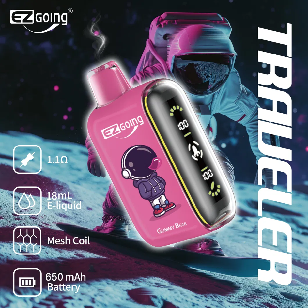 Ezgoing Factory LED Screen 15000puff 20000puff 25000puff Wholesale Disposable Vape Big Puff