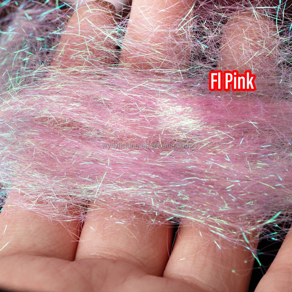 2g/Bag UV Ice Dubbing Super Soft Texture Add Sparkling Fibers Fine Mylar-Type Synthetic Fly Tying Material