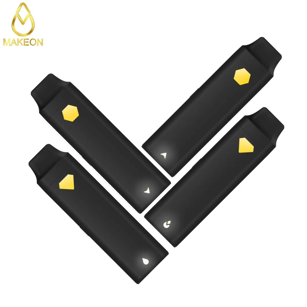 Makeon Duo 1.0/2.0ml Double Flacvor Customized Brand Logo OEM Design Live Resin Diamond Thick Oil Two Chambers Postless Bar Disposable E-Cigarette Vape