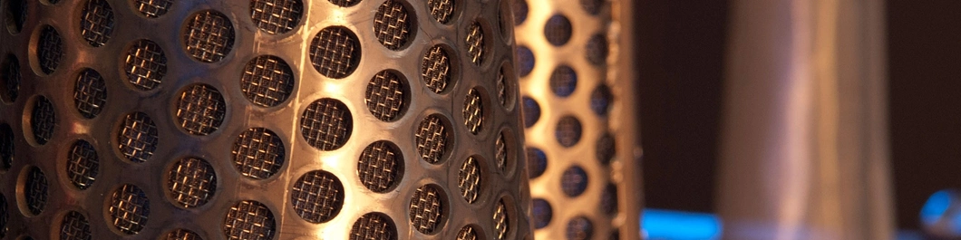 Perforated Metal Screen Spiral Lock Seam Perforated Metal Tube