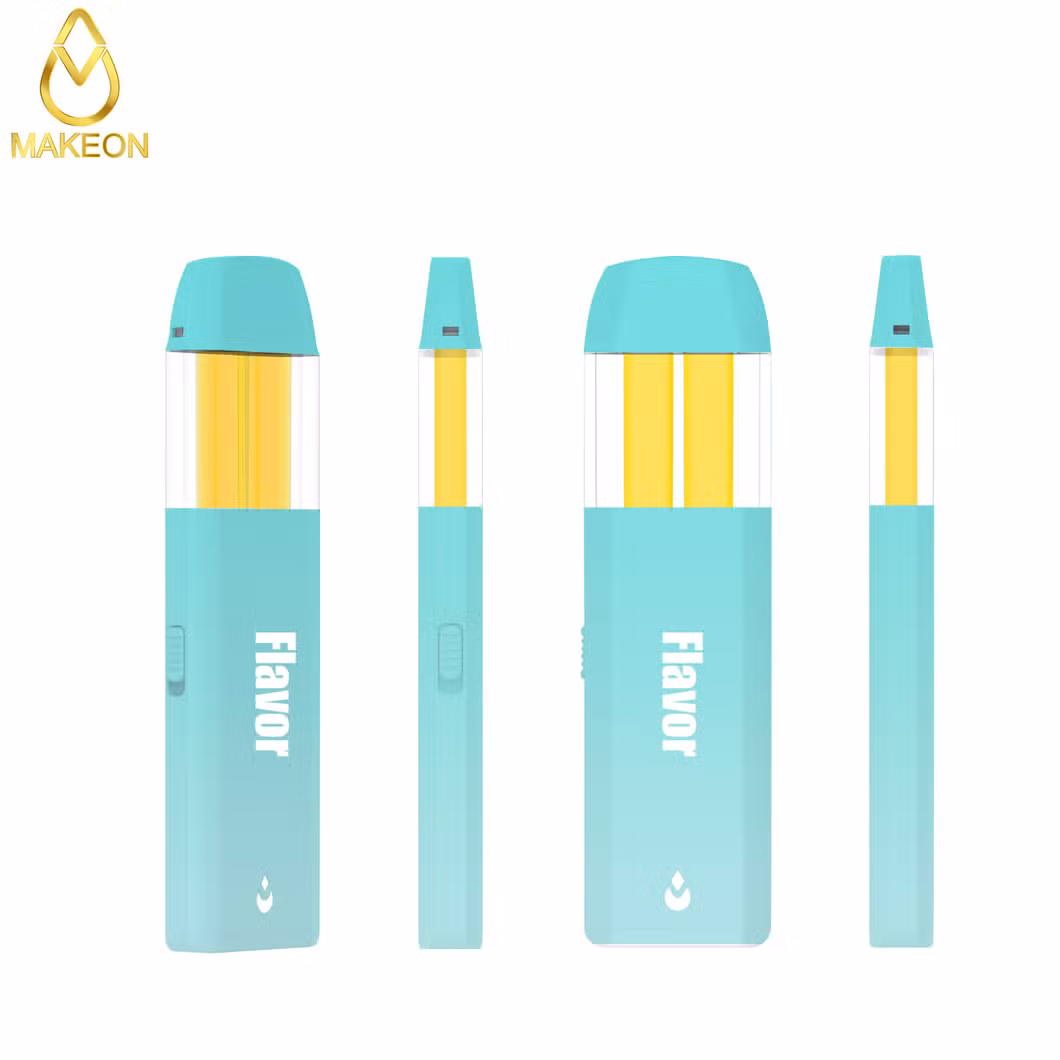Makeon Custom Dual-Flavor Two Chamber Live Resin Thick Oil Tank Cartridge Pod Bar Updated Choices Labs Device Disposable E-Cigarette Vape Pen