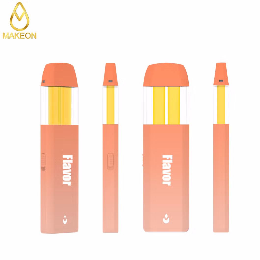 Makeon Custom Dual-Flavor Two Chamber Live Resin Thick Oil Tank Cartridge Pod Bar Updated Choices Labs Device Disposable E-Cigarette Vape Pen