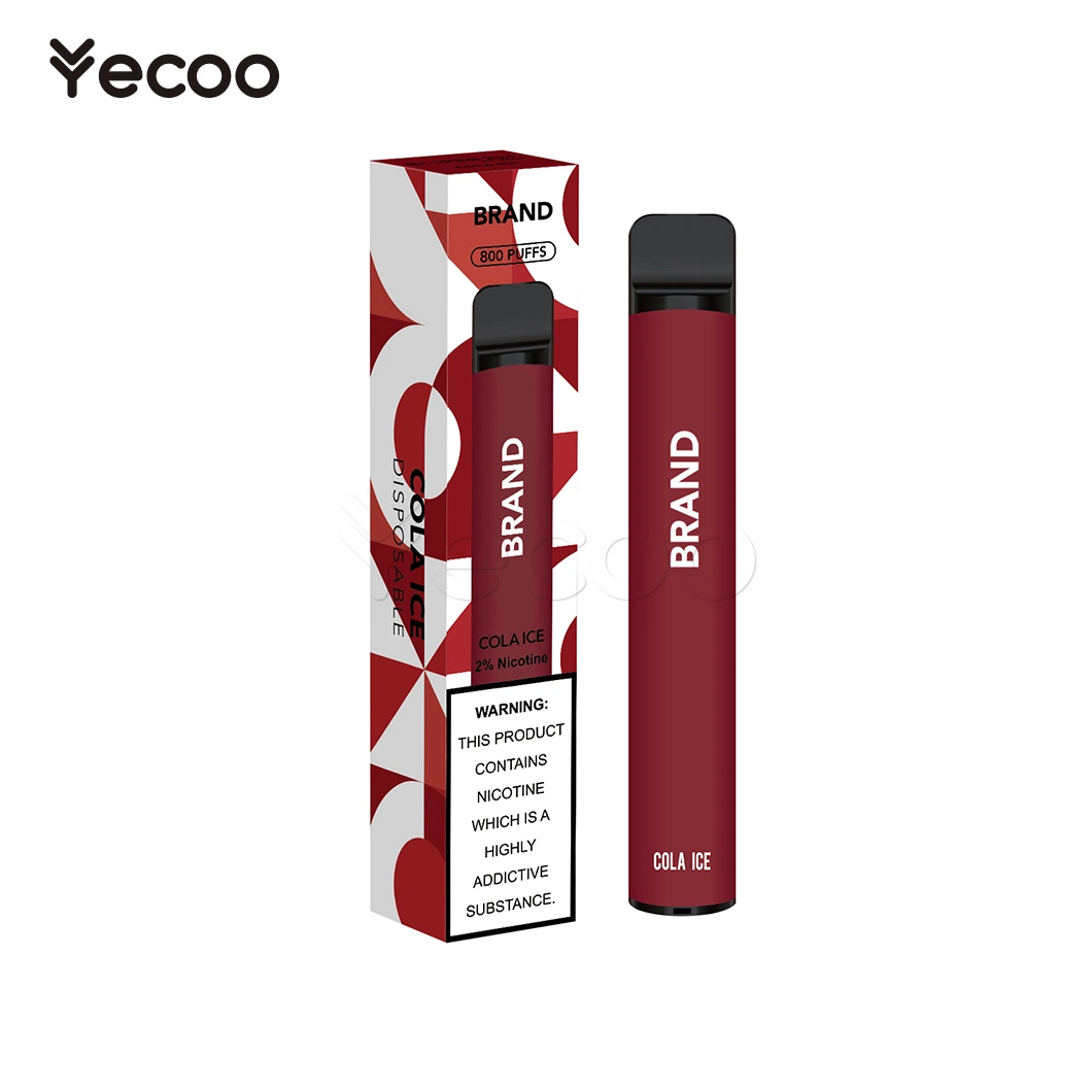 Yecoo Electronic Smoking Cigarette Manufacturers Flavor Vapes China S2 16 600-800 Puffs Disposable Dry Herb Vape