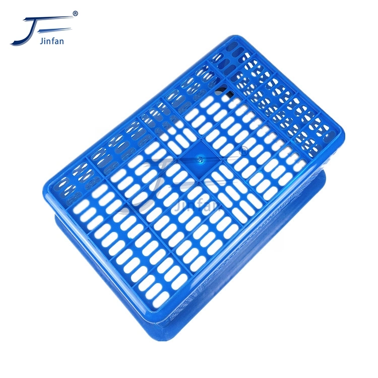 Retail Shop Supermarket Honeycomb Holes Plastic Shopping Hand Basket Customized by Direct Factory