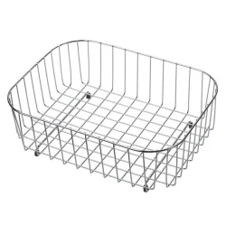 Zinc Finish Boutiques Wire Basket Metal Rectangular Shape Stainless Steel Bread Basket