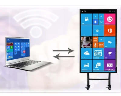 43inch Floor Stand Foldable LCD Android Network WiFi Advertising Player Digital Signage Menu Board for Restaurant