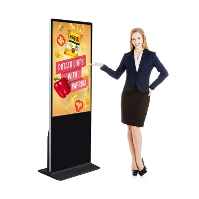 32 43 50 55 65 75 85 Inch 4K LCD Floor Standing Touch Screen Kiosk Display Advertising Digital Information Kiosk Digital Signage