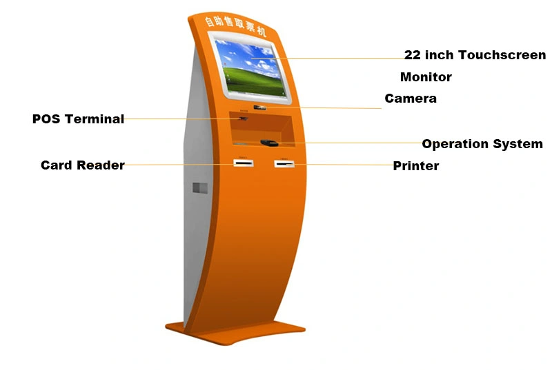 Touch Screen Bill Payment Kiosk for Multi Functions