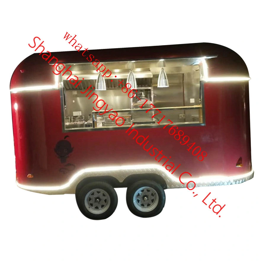 High Quaility Street Ice Cream Hot Dog Fast Food Trucks Ice Cream Cart Fruit Juice Food Kiosk Truck Food Vending Truck Donut Food Trailer Beverages Food Kiosk