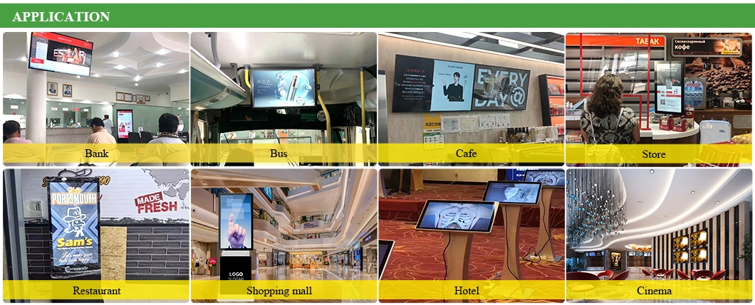 High Definition 1080P Android LCD Ad Digital Signage for Indoor Advertising