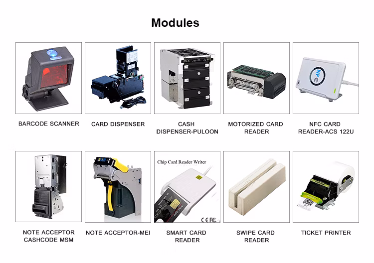 Self-Service Kiosk Smart Teller System Customized Multifunction with Cash Recycle