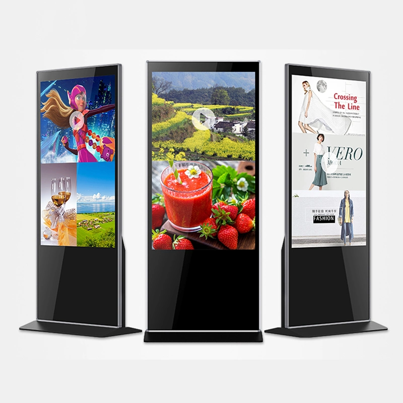 55 Inch IPS Touch Screen Totem Android Kiosk Standingtouch Panel Advertising Display Kiosk