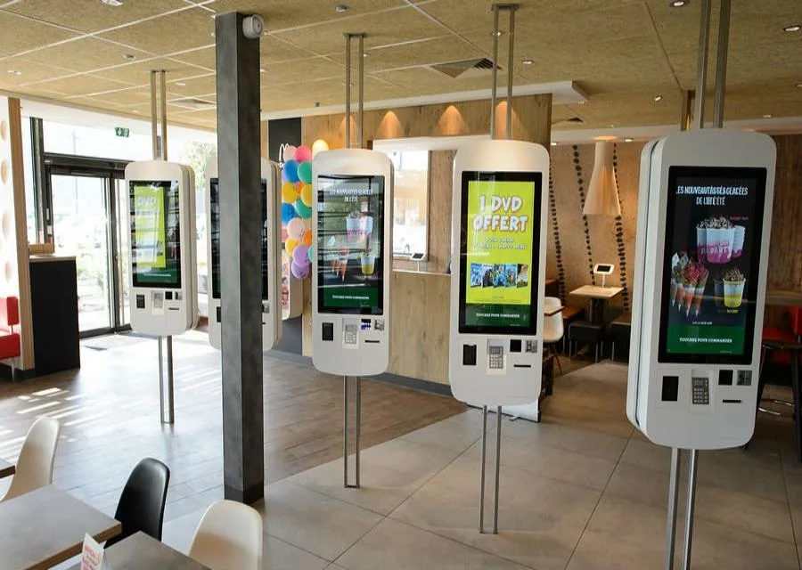 Kfc Self Ordering Kiosk Touch Screen Cashless POS Fast Food Self Ordering Payment Kiosk in Restaurant