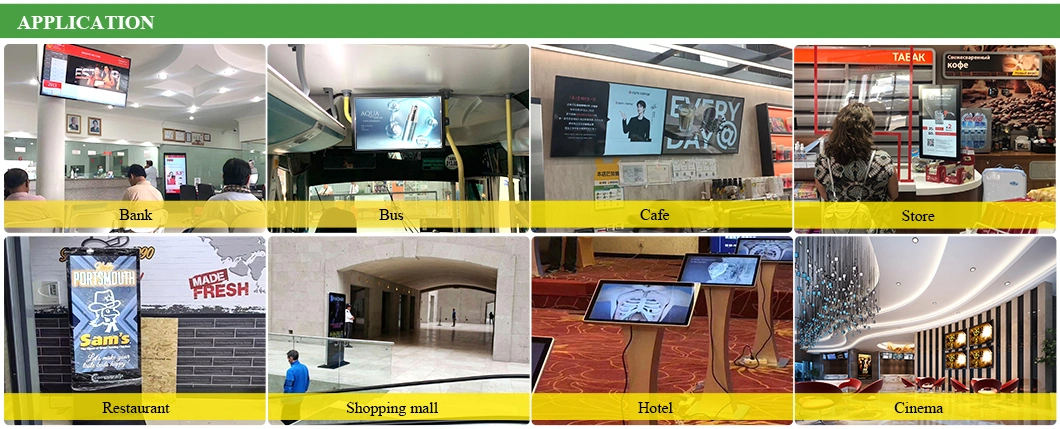 Indoor Advertising 35inch Shelf LCD Display Screen Digital Signage for Stores