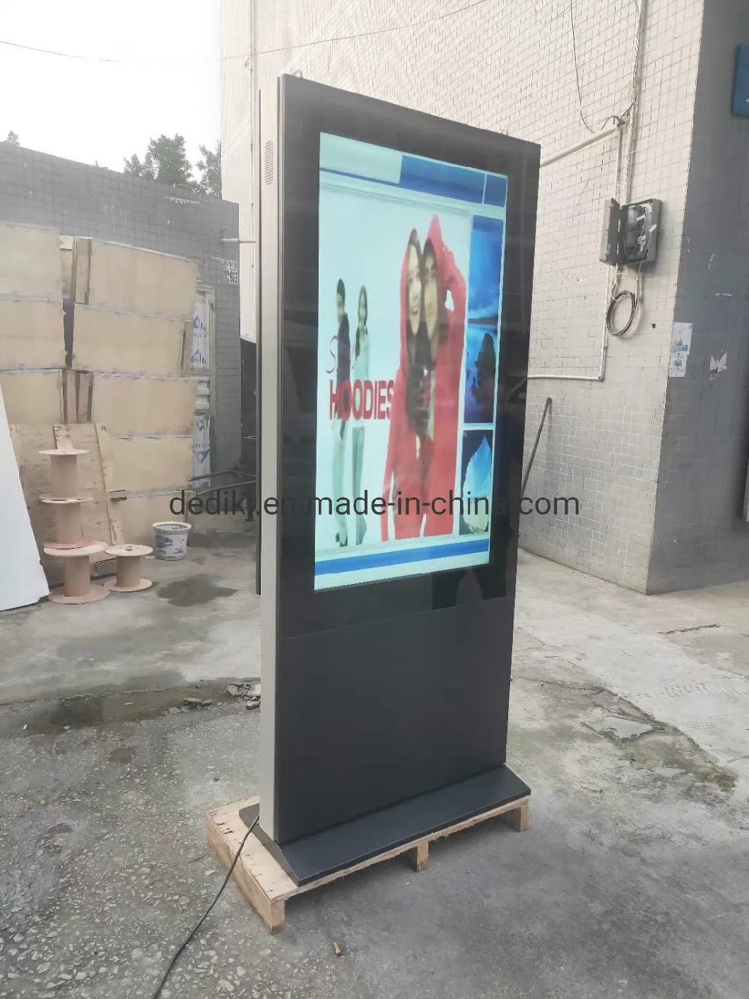 100mm Ultra Slim LCD Outdoor Display 55 Inches Touch Screen Interactive Digital Signage Advertising Player Kiosk