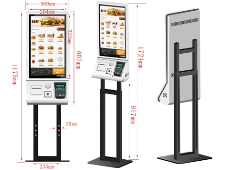 32inch Kiosk Fast Food Restaurant Prepaid Cashless Smart Touch Screen Self Service Ordering Payment Kiosk Check in Kiosk for Sale