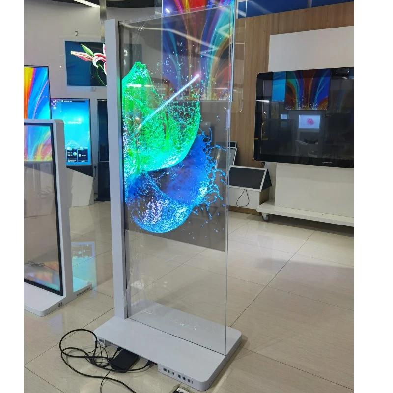 55inch OLED Touch Screen LG Panel Transparent Display for Museum