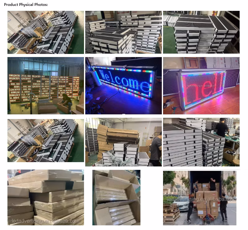 Versatile P10 P8 P6 Outdoor LED Display Signs with Custom Scrolling