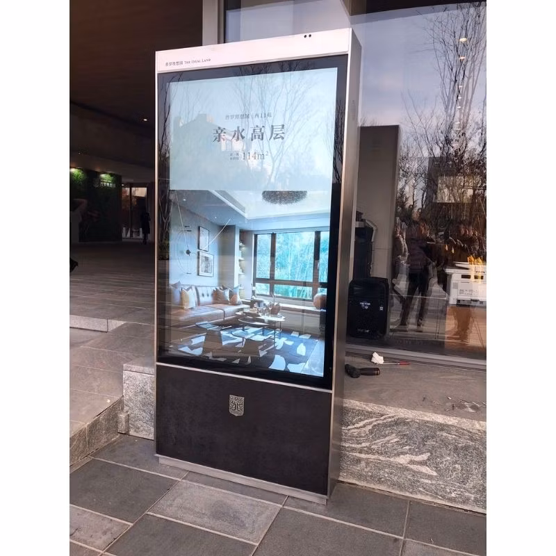 65inch Billboards Waterproof Advertising Totem Interactive Kiosk Digital Signage Screen 3G WiFi Outdoor LCD Stand