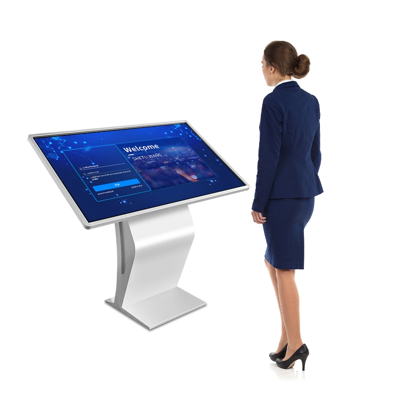 Self Service Kiosk Touch Screen Kiosk Public 32 43 50 55 Inch Full HD 4K Information Wayfinding LCD Digital Interactive Kiosk