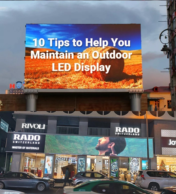 P6 P8 P10 P20 Outdoor Ads Electronic Waterproof TV Sign LED Board Digital Screen Advertising LED Display Panel Billboard