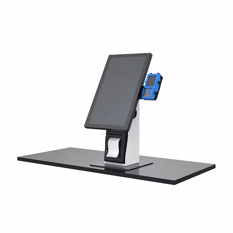 Dvertising Display LCD Floor Standing Totem with Automatic IR Sensor Automatic Hand Sanitizer Dispenser Kiosk