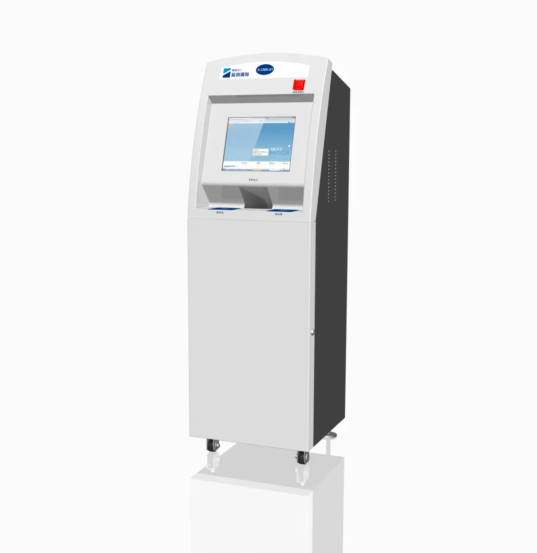 Indoor Touch Screen Self Service Payment Kiosk with Printer and Card Reader