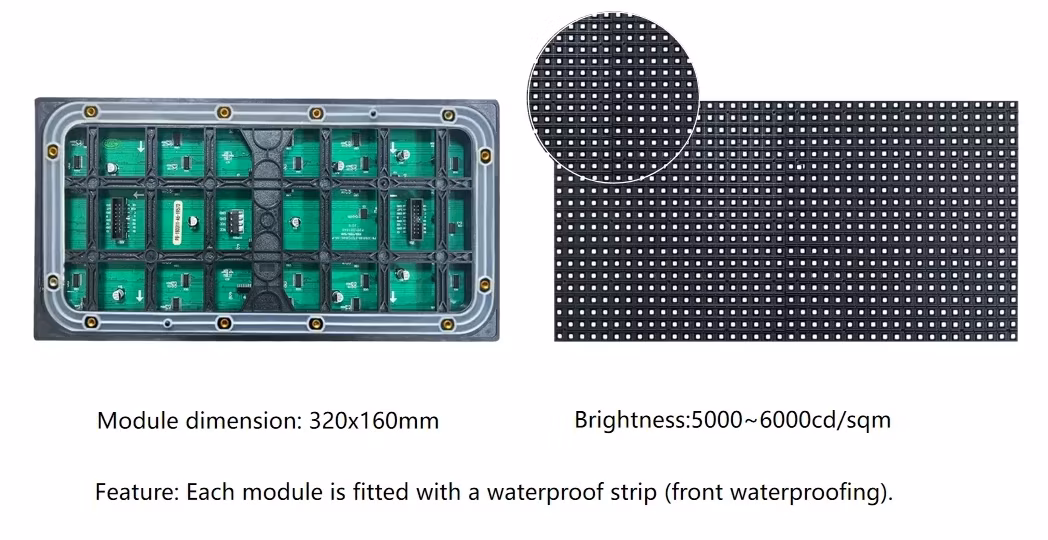 Die-Cast Aluminum Outdoor LED Advertising Screen for Digital Signage Needs P10 P8 P6 P5 P4 P3 P2.5