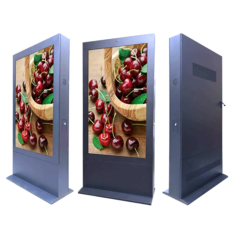 Waterproof Outdoor Display High Brightness Outdoor Advertising Screen Digital Signage Touch Kiosk