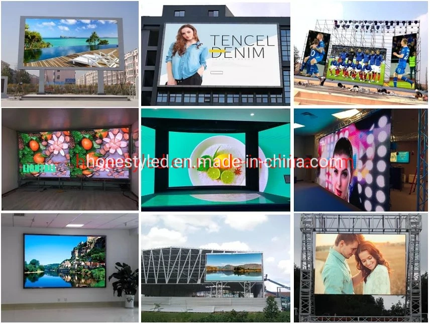 Waterproof Street Pole P3.91 Advertising Fixed Rental Outdoor Screen LED Display LED Exterior Electronic Big Digital Billboard LED Sign