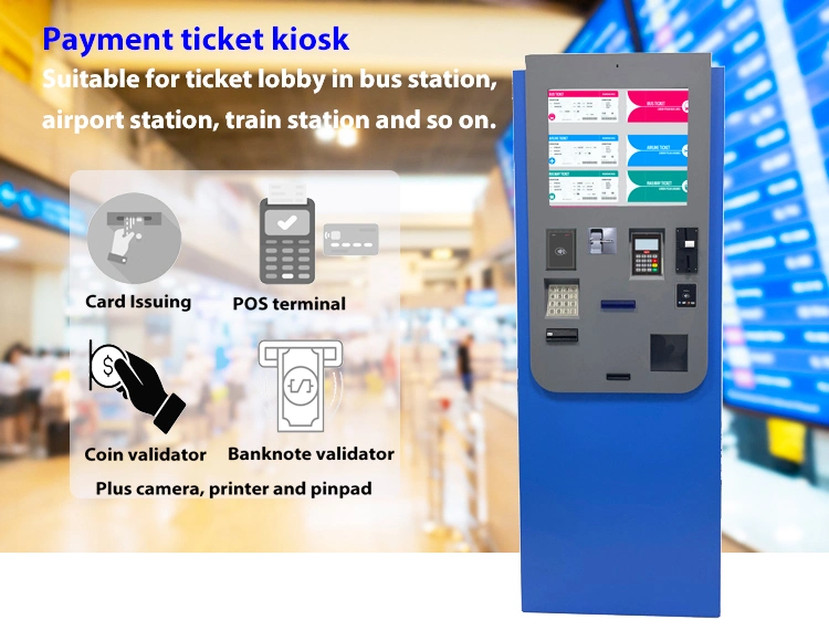 Netoptouch Free Standing Water Proof Touch Screen All in One Self Checkout Outdoor Kiosk