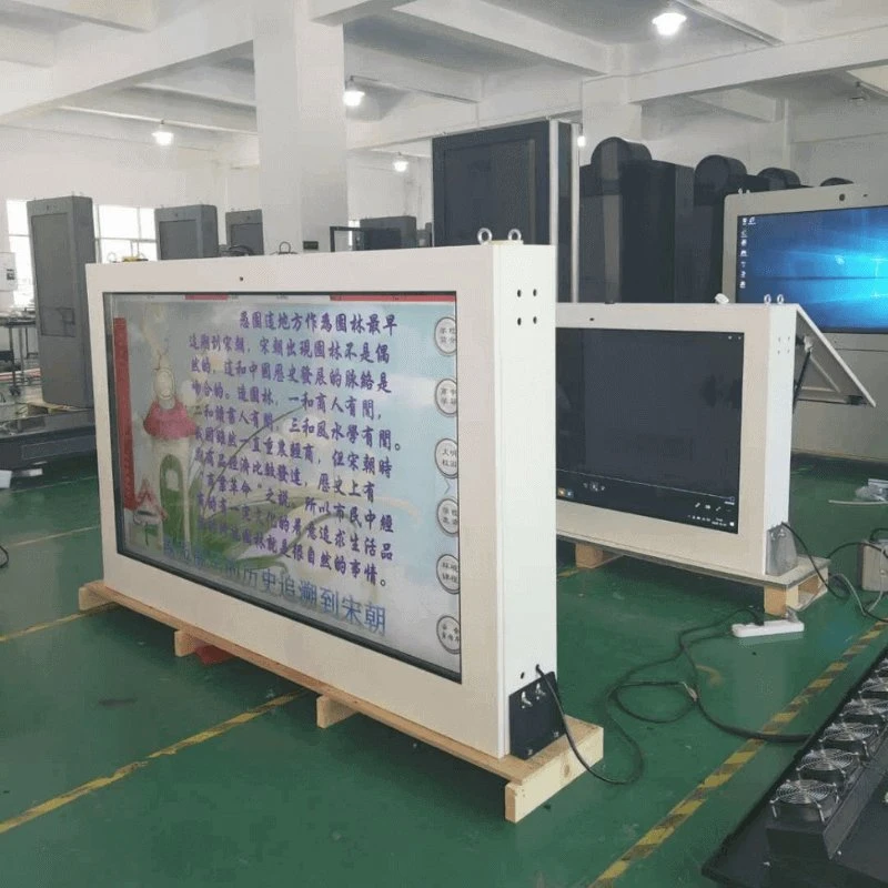 Customized Outdoor 49inch Wall-Mounted Digital Signage Interactive LCD Touch Screen