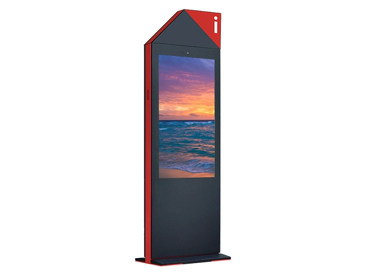 55 Inch Air-Cooled Vertical Screen Floor Ultra-Thin Outdoor Advertising Machine LCD Ad Screen LED Digital Signage Android Digital Signage 4K Advertising