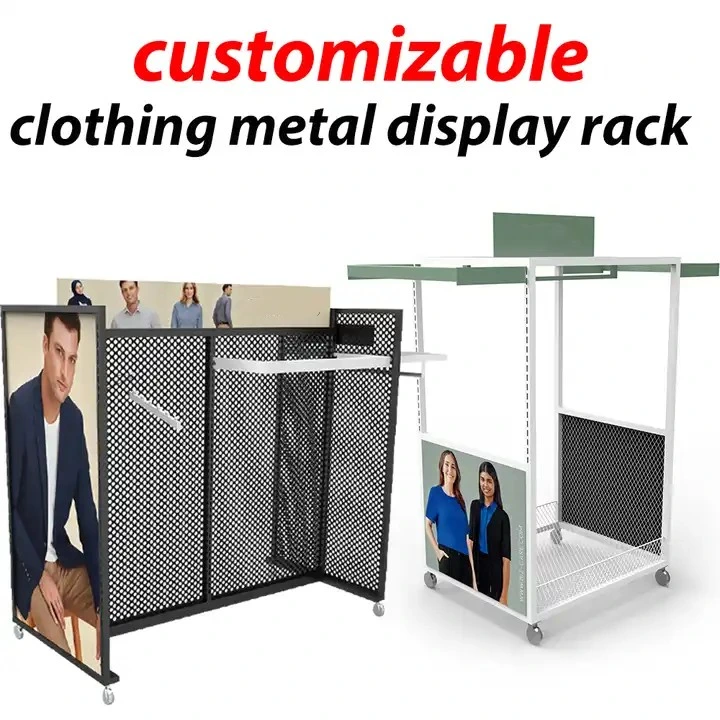 Retail Grocery Store Five-Layer Floor Standing Metal Wire Slot Stacking Holder for Carpet Rug Door Mat Display Stand