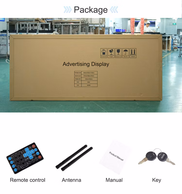 Commercial Display 55 Inch Floor Stand Ad Kiosk LED Advertising Display Board LED Digital Signage Totem