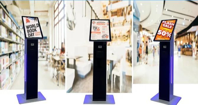 10.1&prime;&prime;~27&prime;&prime; Windows Vertical Touch Screen Queue Kiosk Android Horizontal Touchscreen Kiosk Interactive Information Kiosk Self Service for Restaurant