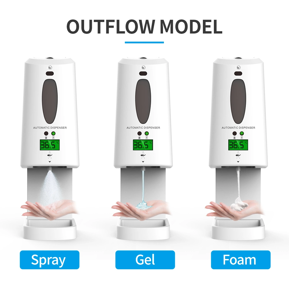 Hot Sales 1300ml Automatic Soap Dispenser Hand Sanitizer Digital Signage Display Kiosk