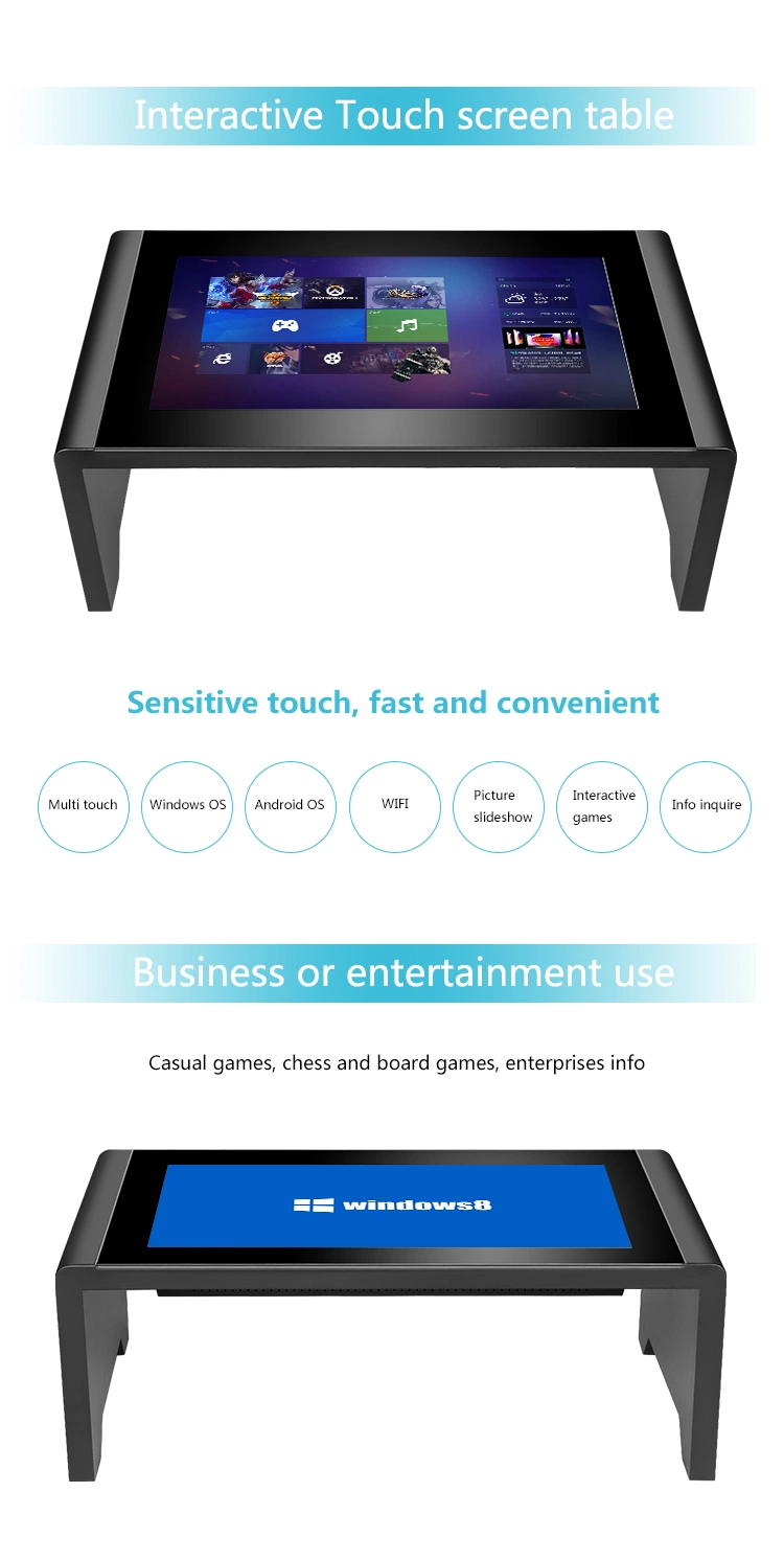 32 Inch Touch Screen Interactive Information Smart Table Internet Kiosk for School /Kindergarten