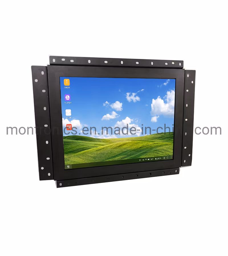 Open Frame Embedded P-Cap 12 Inch Metal Case Industrial Touch Screen Monitor for Kiosk