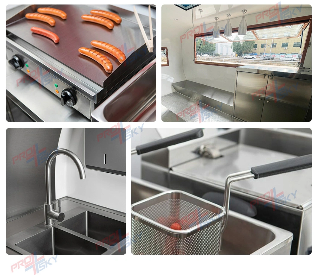 Worldwide Shipping Trailer Food Concession Mini Bar Shop Outdoor Travel Cart Kiosk for Sale