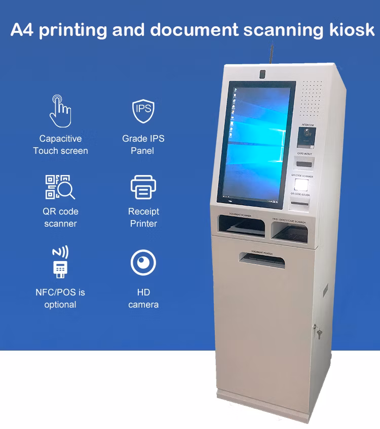 Custom Manufacturer Android Self Service Ordering Kiosk with Hardware Software Turnkey Solution