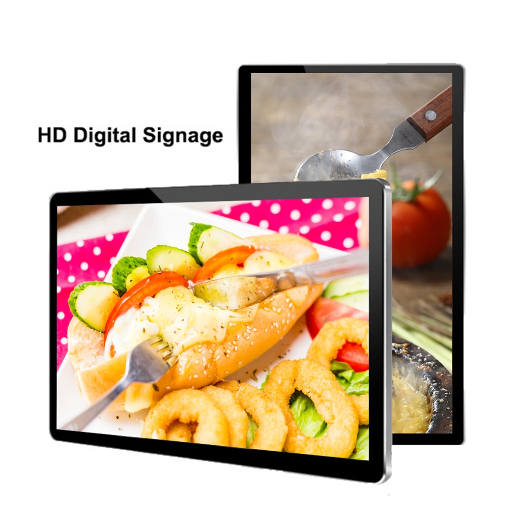 Wall Mount Display 32 Inch Advertising All in One LCD Digital Signage Wall Mount Video Player 3G WiFi Free Floor Standing Kiosk