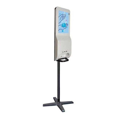 Digital LCD Advertising Screen Hand Sanitizer Dispenser Automatic Kiosk