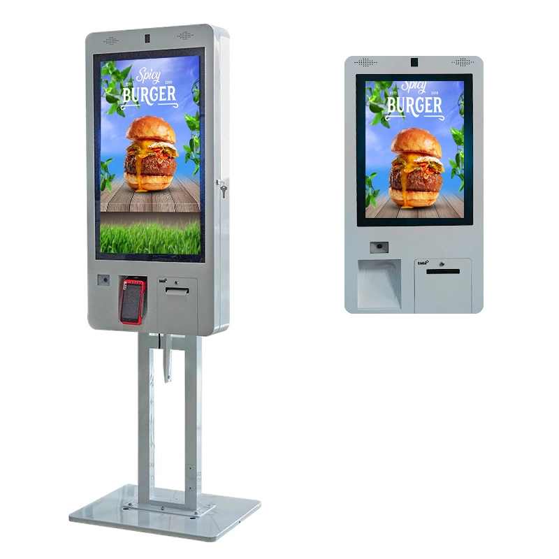 Kfc Self Ordering Kiosk Touch Screen Cashless POS Fast Food Self Ordering Payment Kiosk in Restaurant