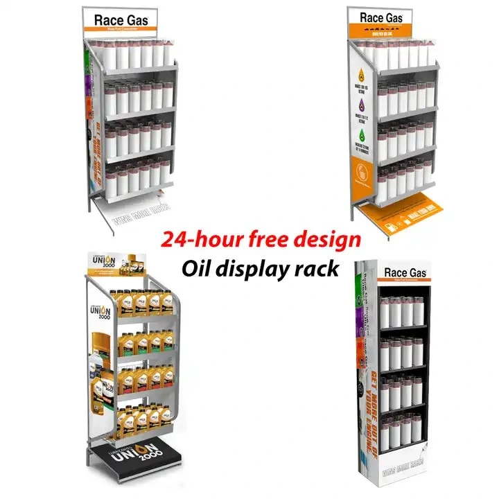 Point of Sales Retail Grocery Store Portable 6 Tiers Metal Wire Shelf Display Rack Rotating Holder for Hanging Hat